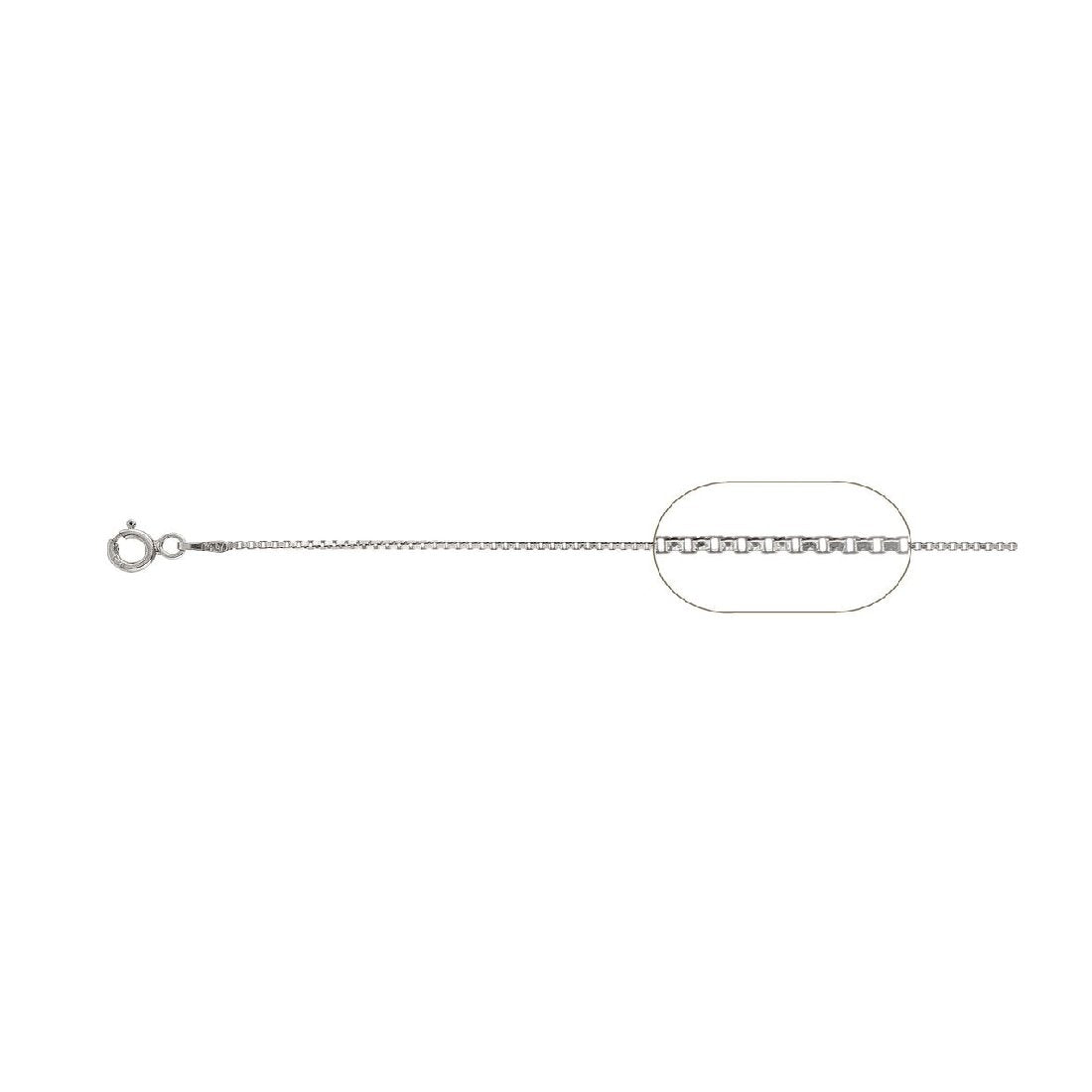1MM Box Chain Necklace - .925 Solid Sterling Silver, Sizes 14-30 Inches - Dainty & Elegant Jewelry for Women, Perfect for Layering, Gifts & Everyday Wear