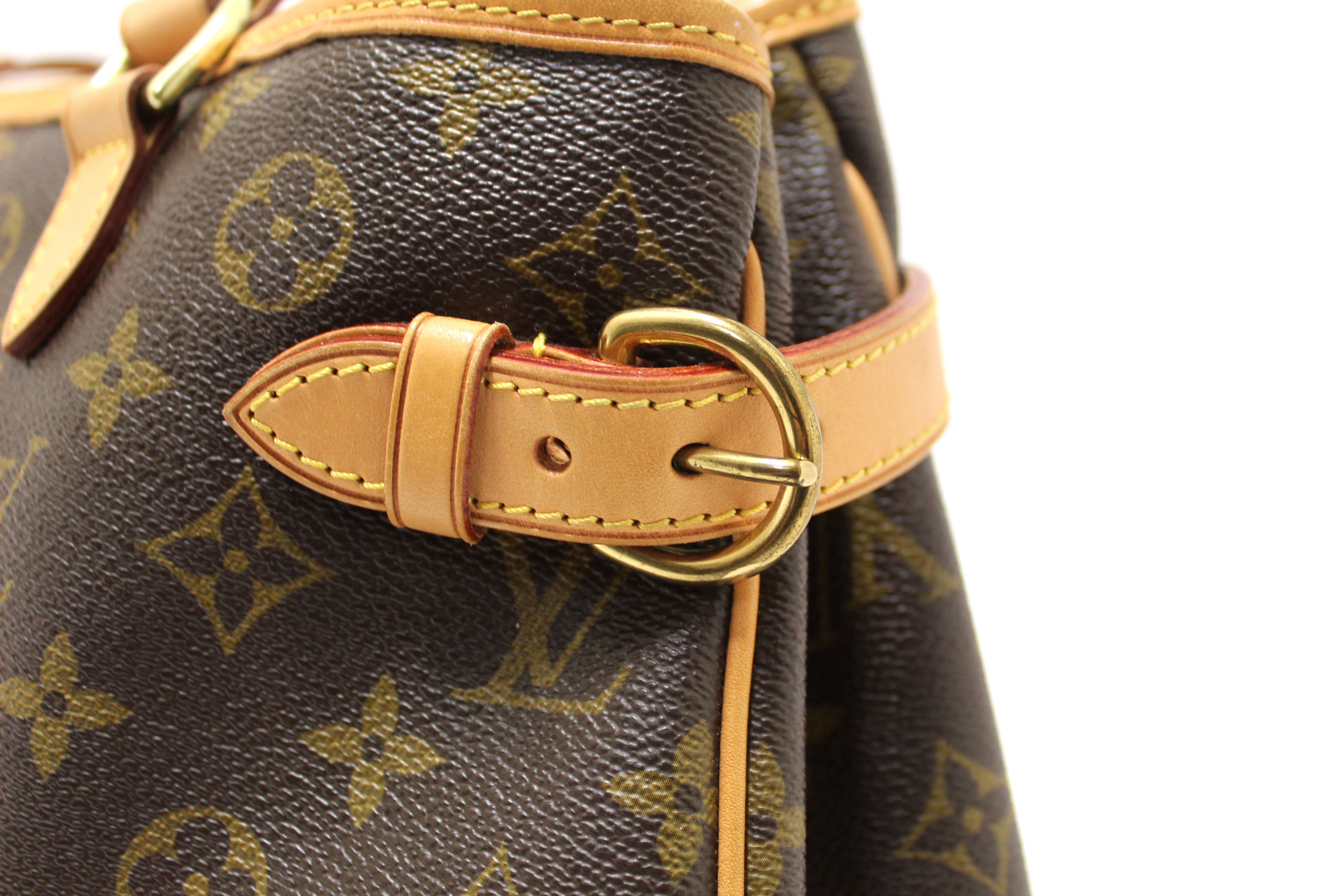 Authentic Louis Vuitton Monogram Canvas Batignolles Horizontal Tote Bag - Luxury Designer Shoulder Bag for Women, Perfect for Work, Travel & Everyday Use