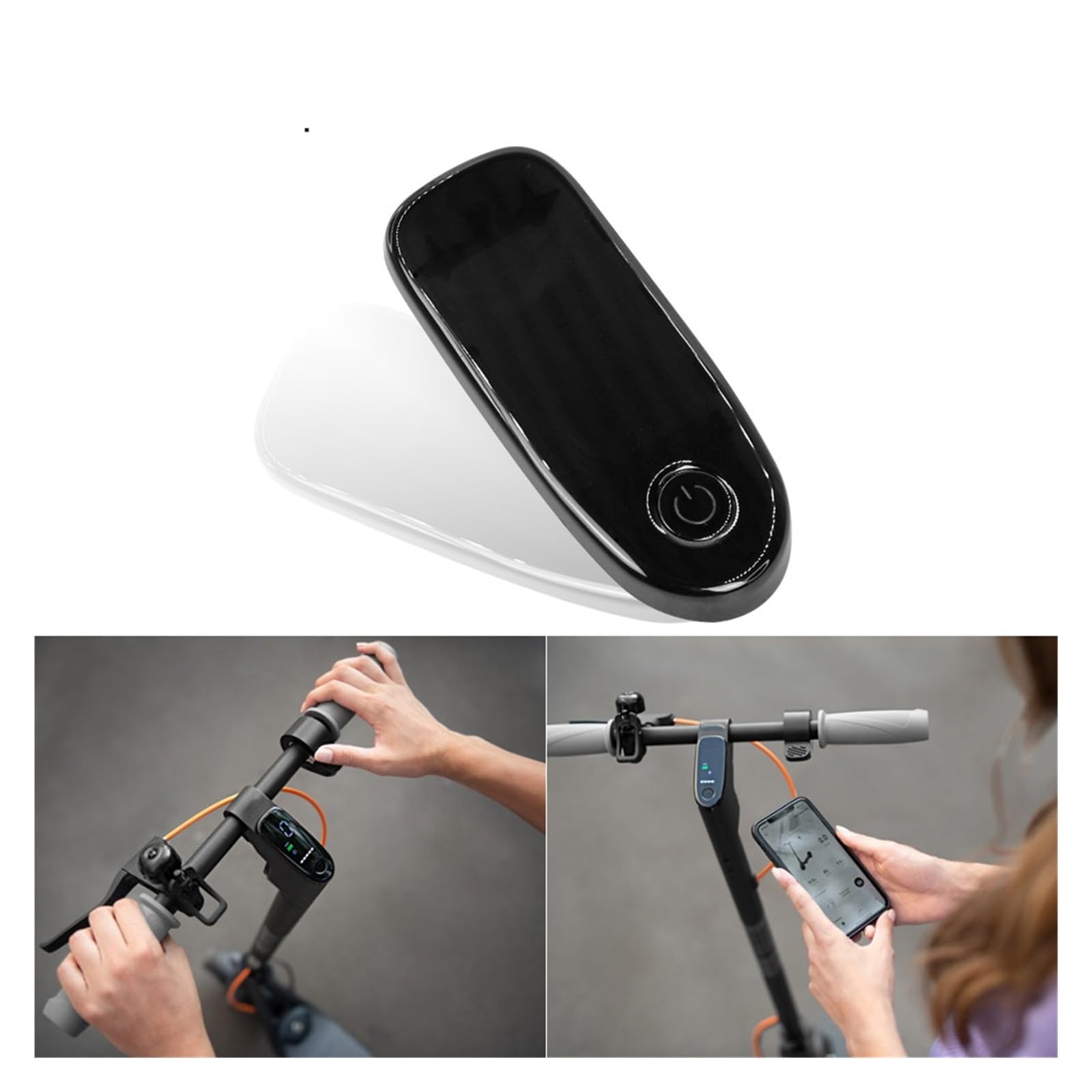BBAUER 3-Piece Protective Scooter Dashboard Cover - Durable Plastic Shell Replacement Part for Ninebot F20 F25 F30 F40 Electric Scooters - Perfect for Commuting & Outdoor Riding Protection