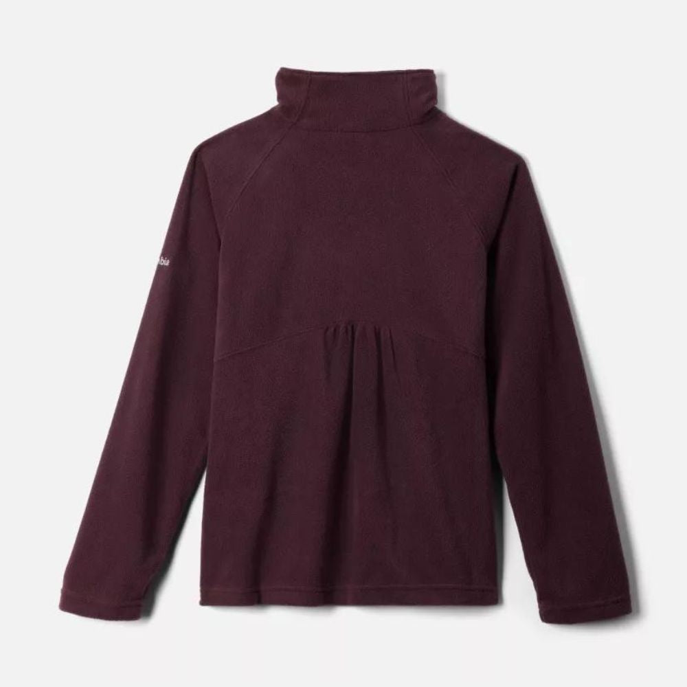 Columbia Glacial Micro Fleece Jacket for Girls - Warm Winter Ski Fleece (Ages 4-5) | Moonvista Color | Perfect for Skiing, Snowboarding & Outdoor Winter Activities