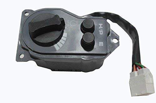 John Deere Excavator Throttle Knob Controller 4341545 - Compatible with 110 120 160LC 230LC 270LC 330LC 450LC Models - Perfect for Engine Speed Control in Construction and Digging Operations