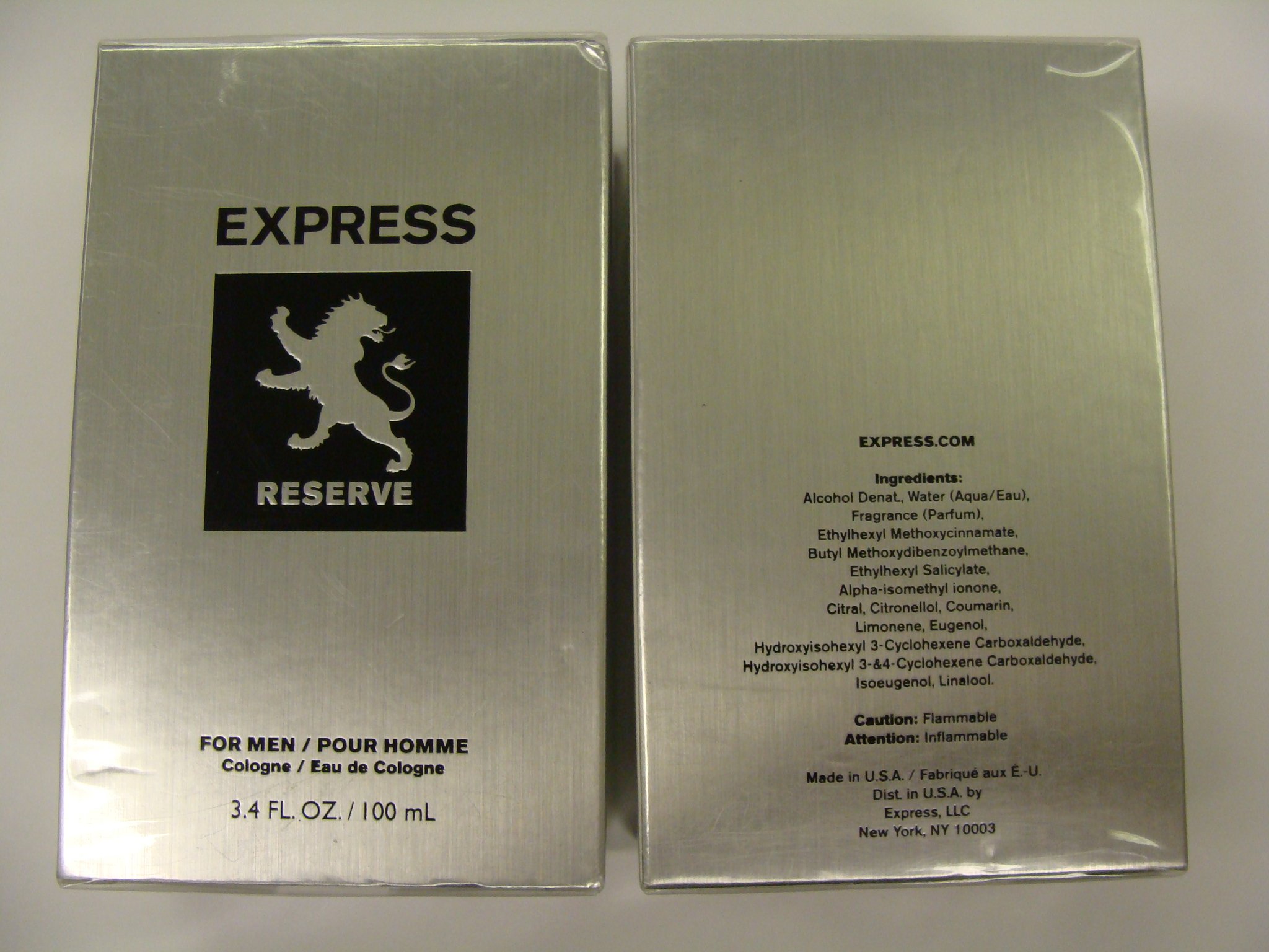 Express Reserve for Men 3.4 oz Cologne Spray - Premium Fragrance for Men, Long-Lasting Scent, Gift Boxed - Perfect for Date Night, Office & Special Occasions