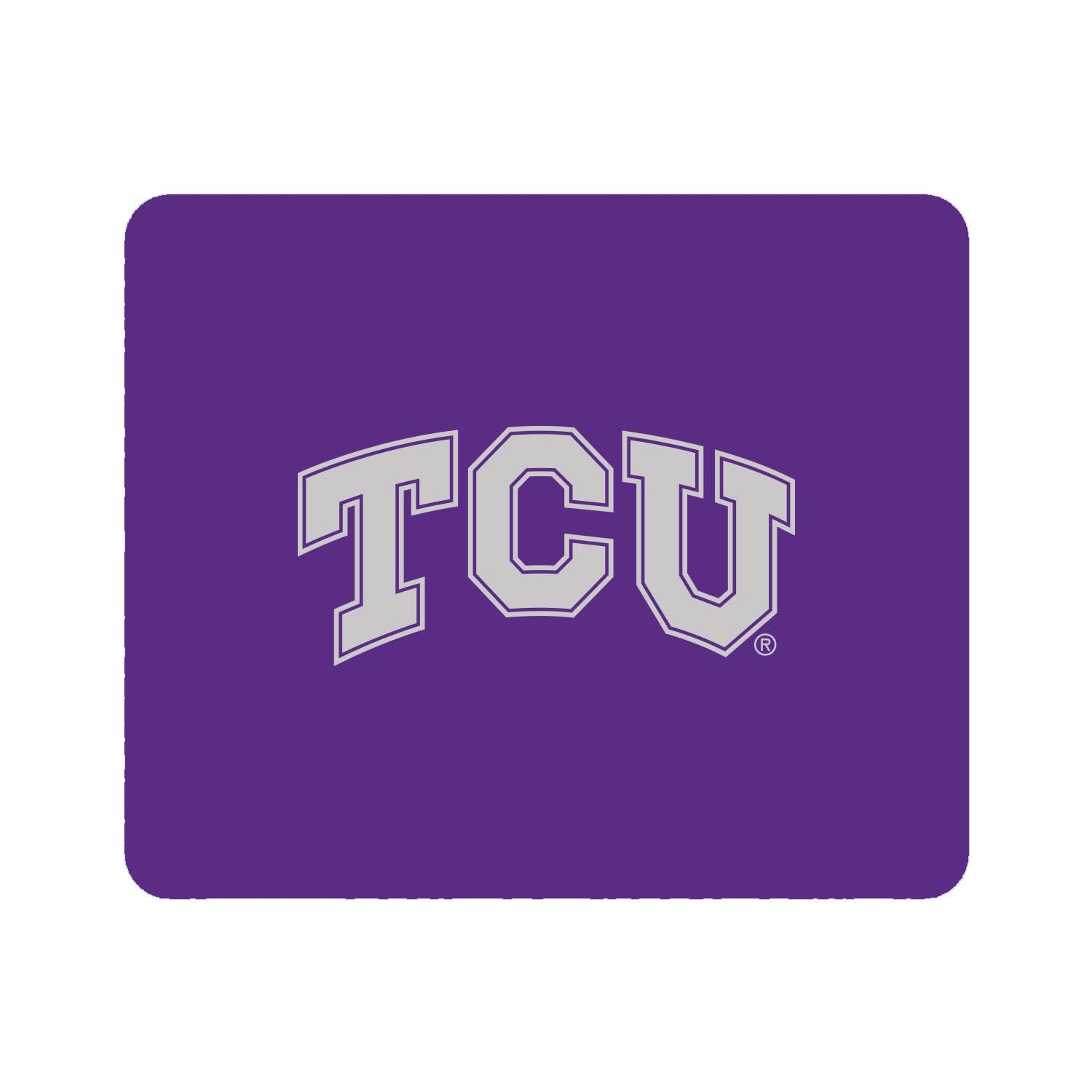 Texas Christian University TCU Purple Fabric Mouse Pad - Non-Slip Gaming & Office Desk Mat for Computers, Laptops - Perfect for Work, Study & Gaming Setup