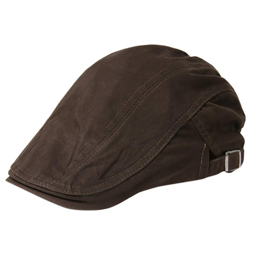 Breathable Cotton Sun Hat for Men & Women - Adjustable Straw Visor Beret in Solid Colors - Perfect for Beach, Hiking, and Outdoor Activities