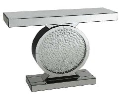 Modern Bead Console Table - Elegant Entryway Furniture for Hallway, Living Room & Bedroom Decor | Durable & Stylish Home Accent