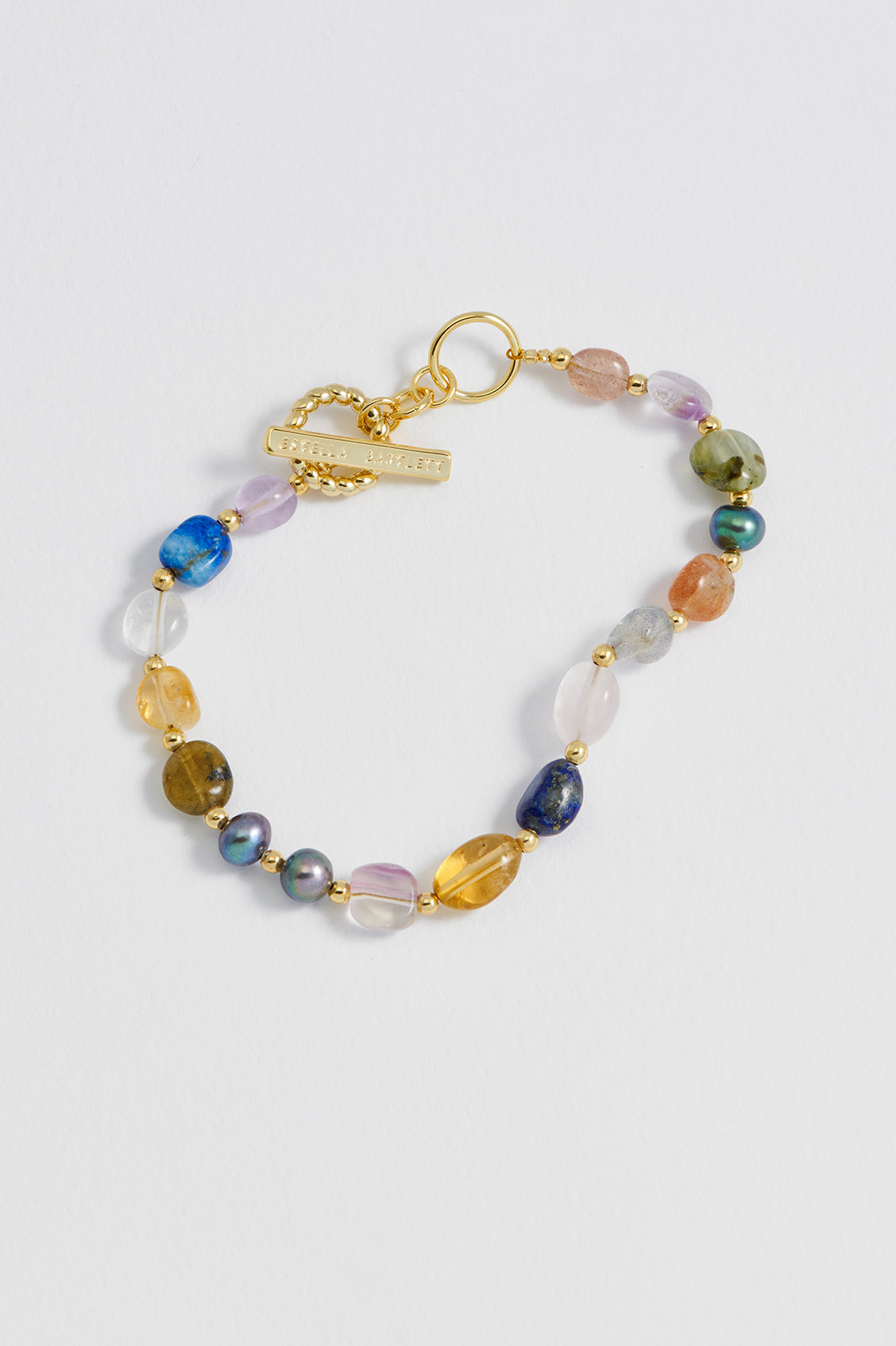 Elegant Multi Beaded T Bar Bracelet for Women - Fashion Stackable Adjustable Jewelry Gift for Birthday, Anniversary & Party Wear