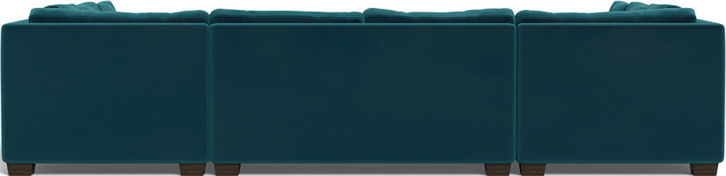 Track 141 Corner Sleeper Sofa U Sectional - Modern L-Shaped Convertible Couch Bed with Storage | Perfect for Small Spaces, Apartments & Guest Rooms