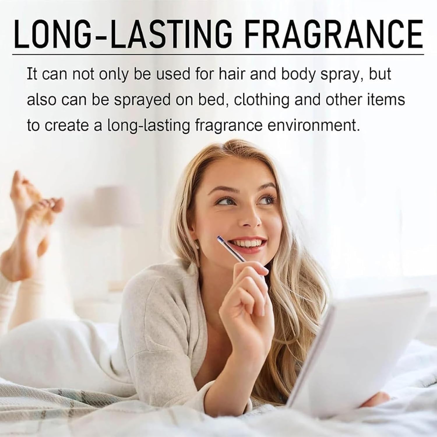 Vanilla Coconut Hair & Body Perfume Mist for Women & Men - Long Lasting Scent, 50ml - Perfect for Date Nights, Work & Everyday Freshness
