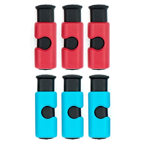 6pcs=blue 3pcs & Red 3pcs