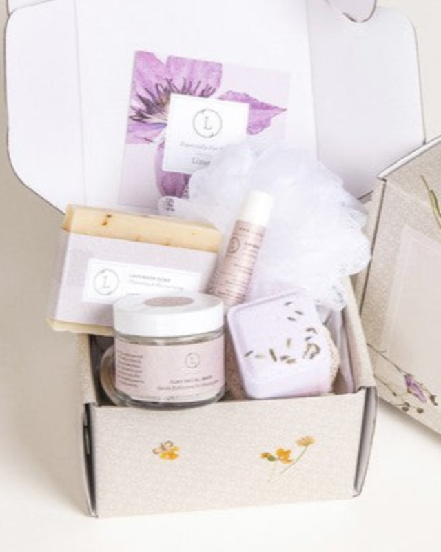 Lavender Spa Gift Set for Women - Relaxing Aromatherapy Bath & Body Care Set - Made in USA - Perfect for Self-Care, Birthday Gifts & Stress Relief