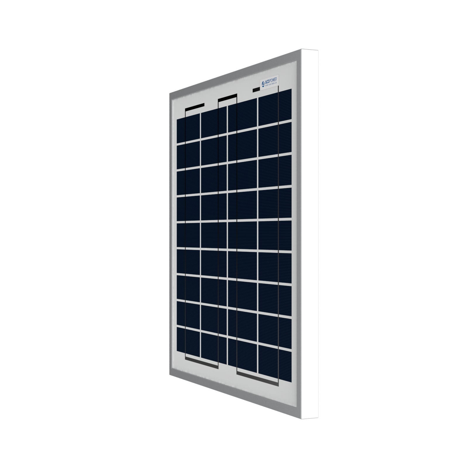 ACOPower 15W Polycrystalline Solar Panel - 12V Battery Charger for RV, Boat, Camping & Off-Grid Power Supply | Portable Solar Charging Solution for Outdoor Adventures