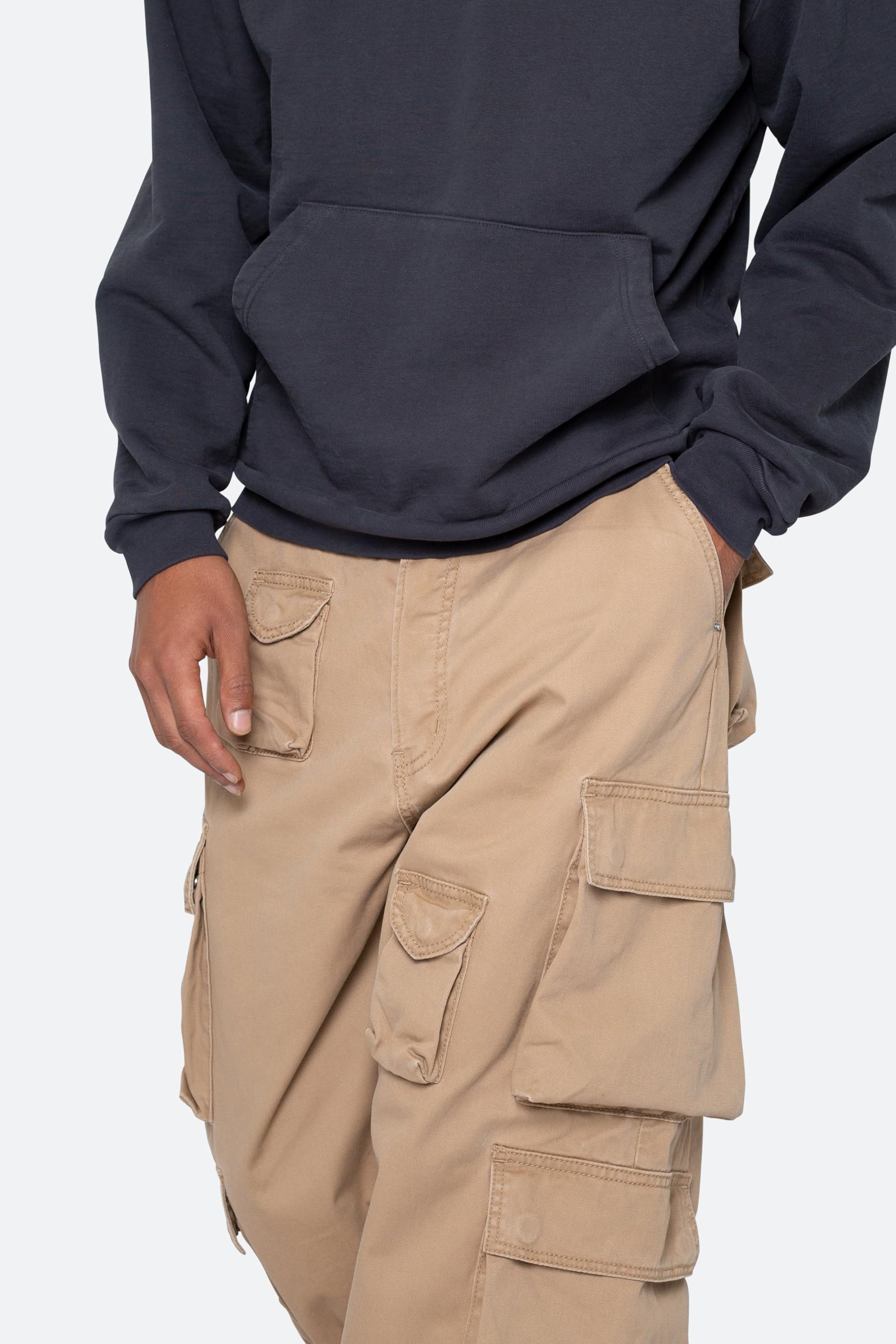 mnml Men's Baggy Cargo Pants - Streetwear Joggers with Multiple Pockets | Perfect for Urban Fashion, Skateboarding & Casual Wear