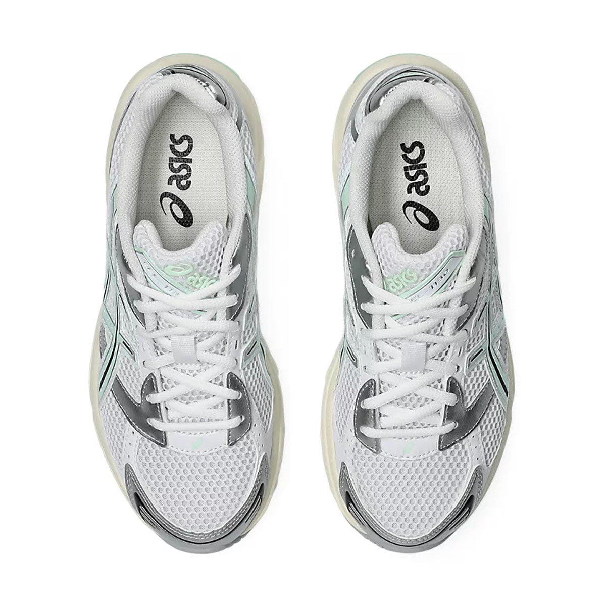 GEL 1130 'White Mint Tint' Sneakers - Women's Fashion Running Shoes for Casual Wear & Gym Workouts