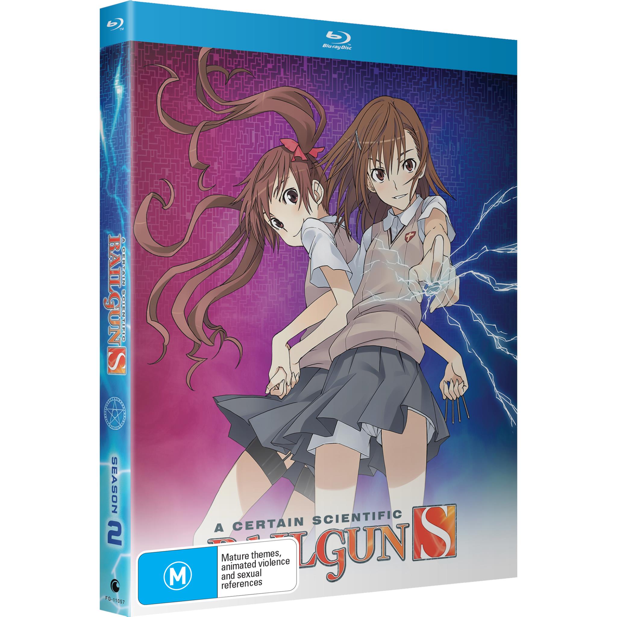 A Certain Scientific Railgun S Season 2 | Anime DVD/Blu-ray | Action Sci-Fi Series | Perfect for Anime Collectors & Sci-Fi Fans