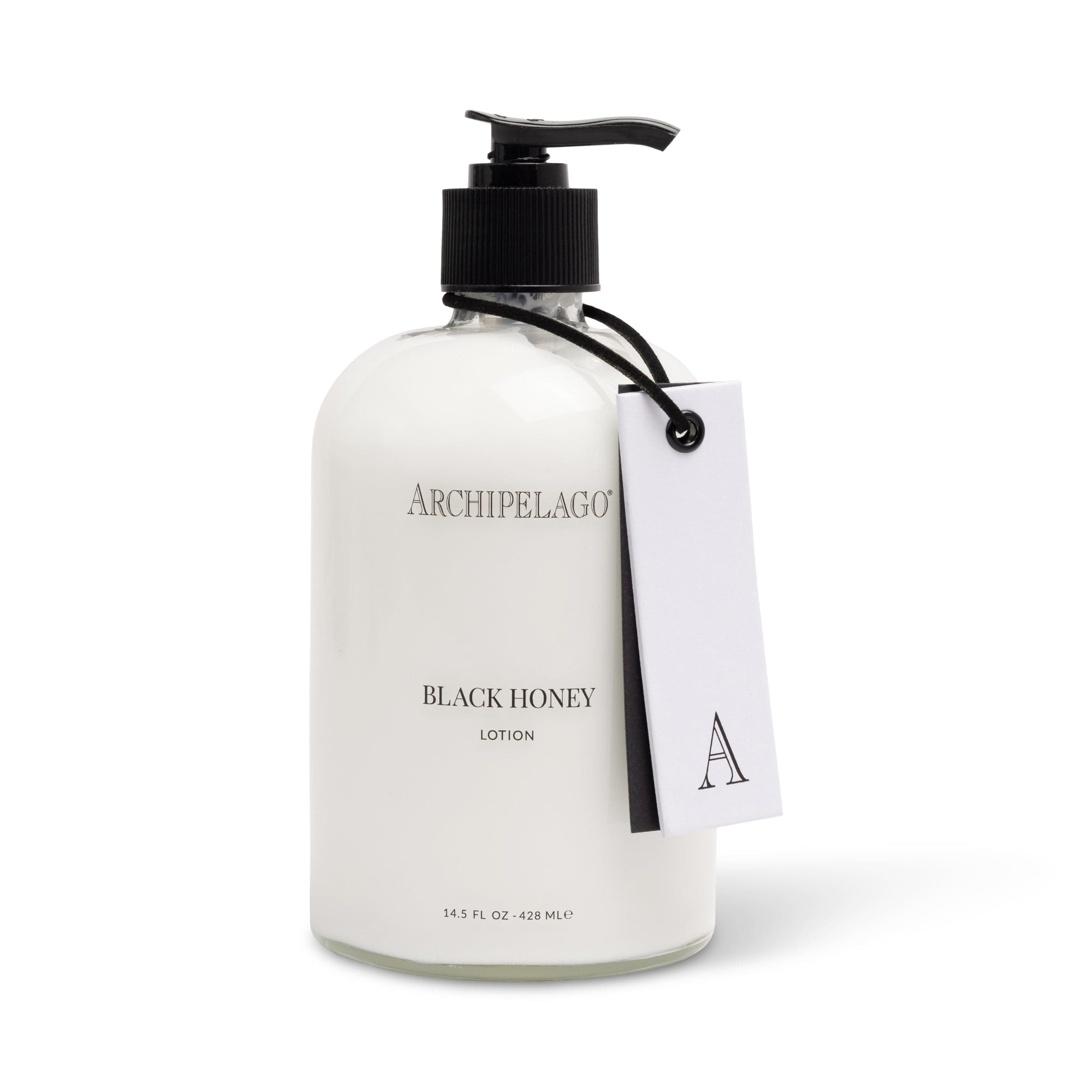 Organic Black Honey Glass Lotion Jar - Moisturizing Face & Body Cream for Dry Skin - Perfect for Night Care & Spa Treatments