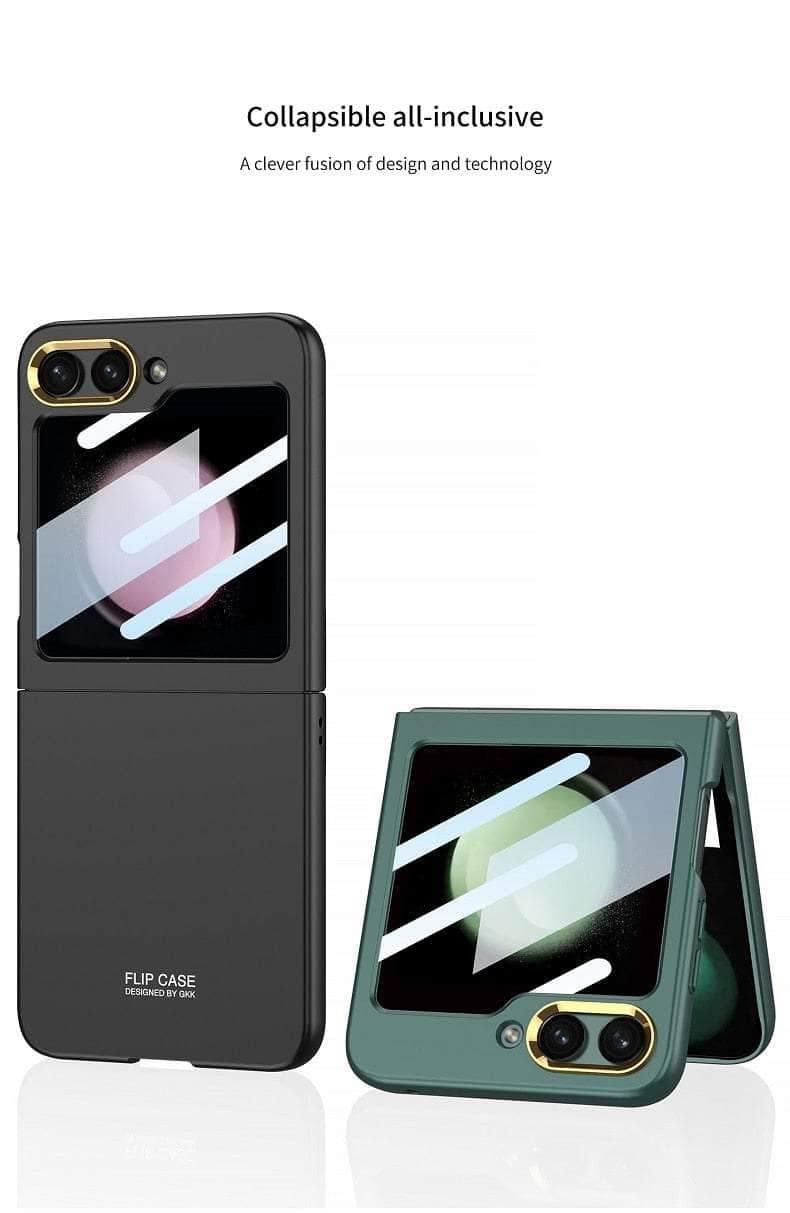 Slim Protective Case for Samsung Galaxy Z Flip 5 - Ultra Thin Lightweight Cover with Shock Absorption | Perfect for Everyday Use, Travel & Business Meetings
