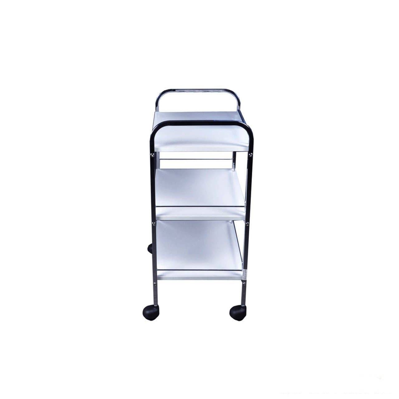Baylor Spa Salon Trolley Cart - 3-Tier Rolling Beauty Storage Organizer for Salon, Spa & Home Use - Perfect for Nail, Hair & Massage Tools Organization