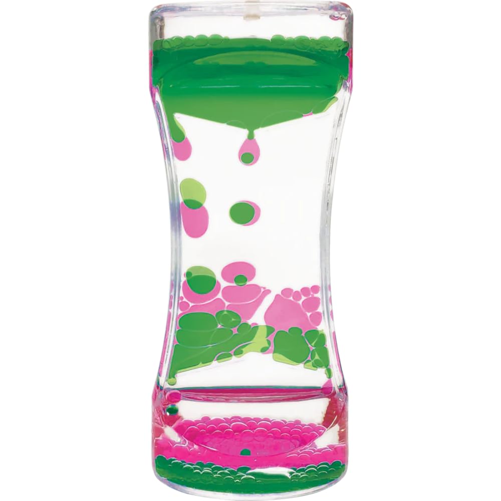 Blue & Pink Liquid Motion Bubbler - Sensory Relaxation Toy for Stress Relief, Kids & Adults - Perfect for Home, Office & Classroom Decor