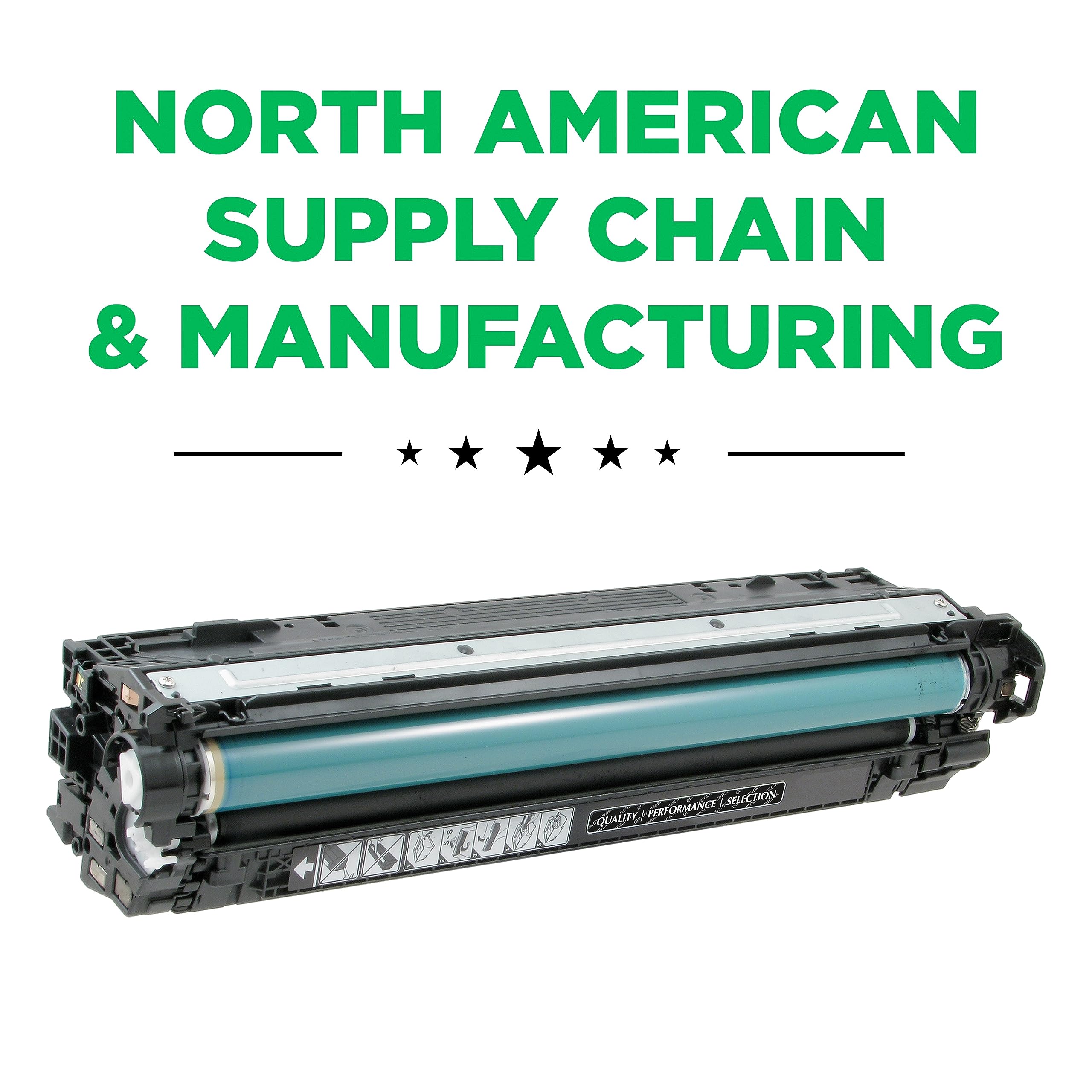 High-Quality Clover Remanufactured Black Toner Cartridge Replacement for HP CE740A/HP 307A - Compatible with HP Printers | Perfect for Home Office & Small Business Printing Needs