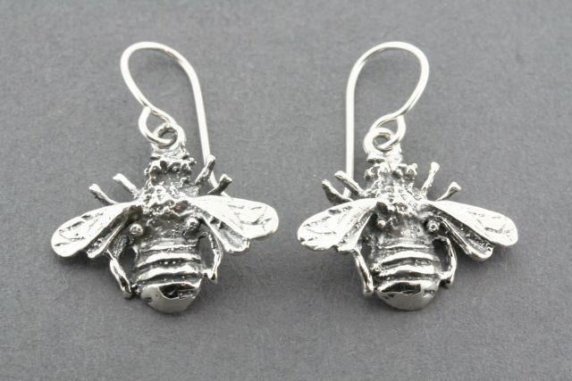 Bee Drop Earrings for Women - Dainty Honeycomb Jewelry - Perfect for Casual Wear, Date Night & Boho Style