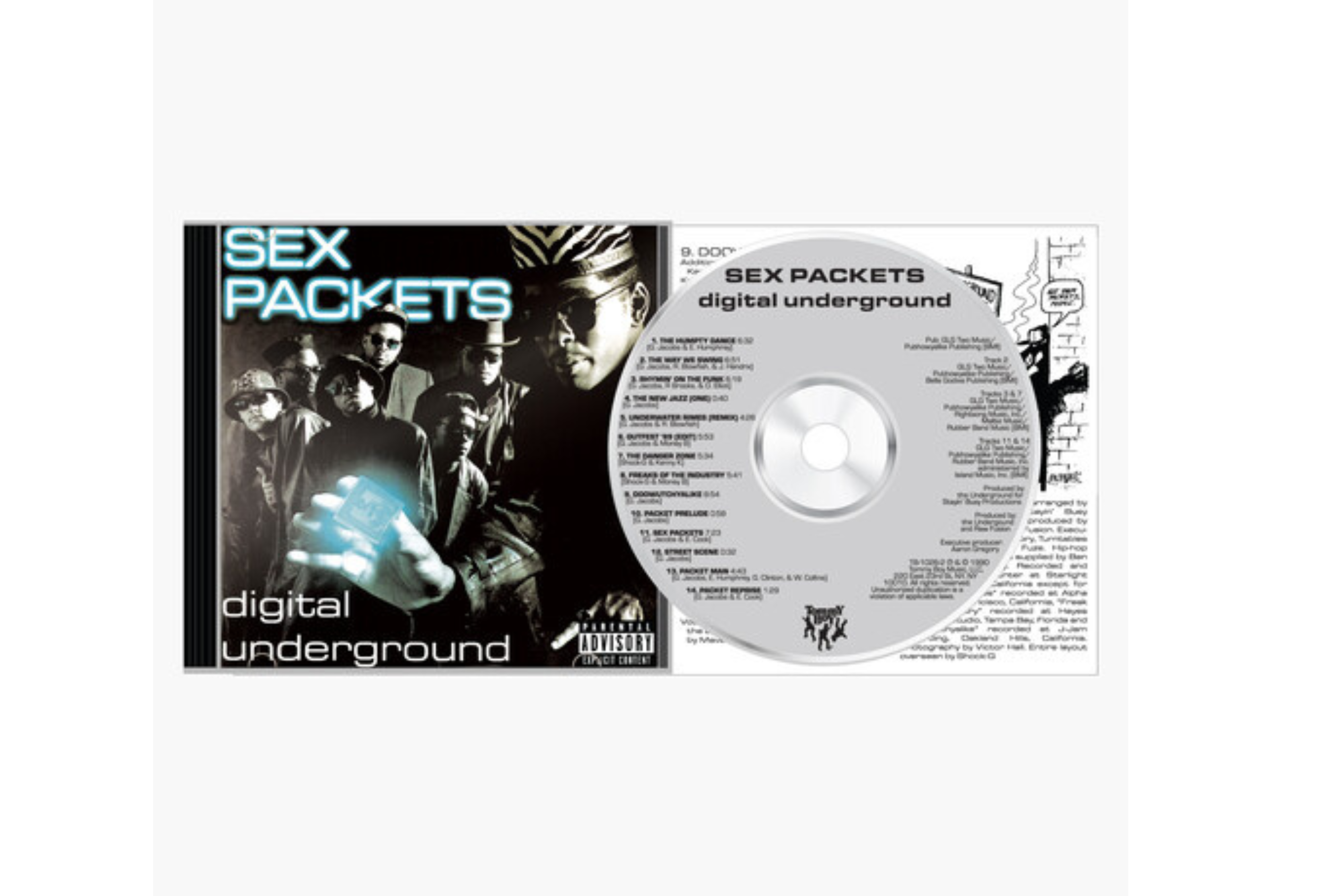 Sex Packets CD - Explicit Hip Hop Album by Digital Underground - Perfect for Music Lovers & 90s Hip Hop Collectors