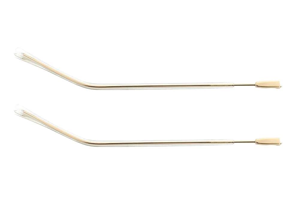 Golden Eyeglass Temple Replacement Arms - Durable & Adjustable Glasses Legs for Comfortable Fit - Perfect for Reading, Working & Daily Wear