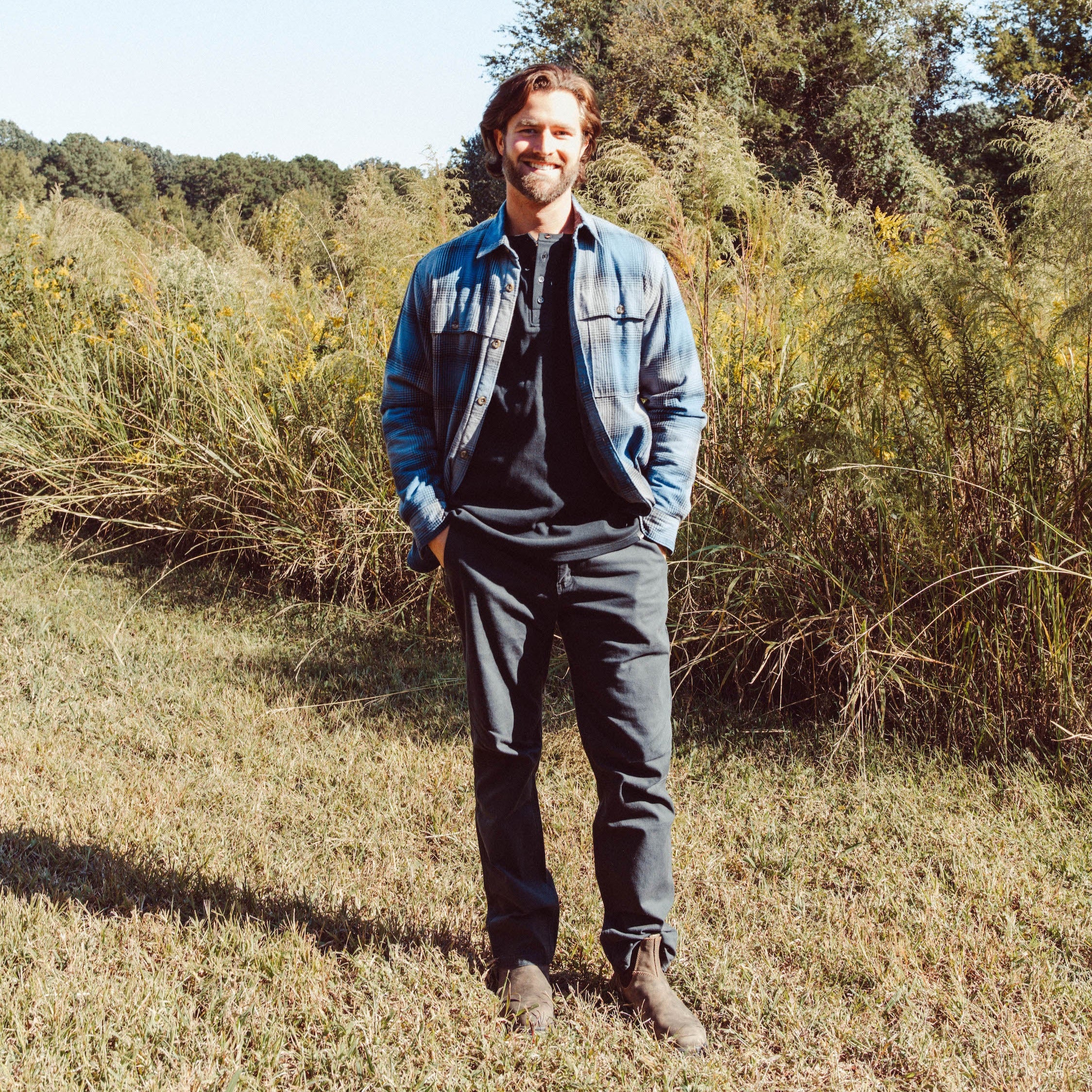 Men's Boone Shirt Jacket - Lightweight Flannel Shirt Jacket for Men, Casual Button-Up Shirt with Chest Pockets - Perfect for Outdoor Adventures, Camping & Fall Layering