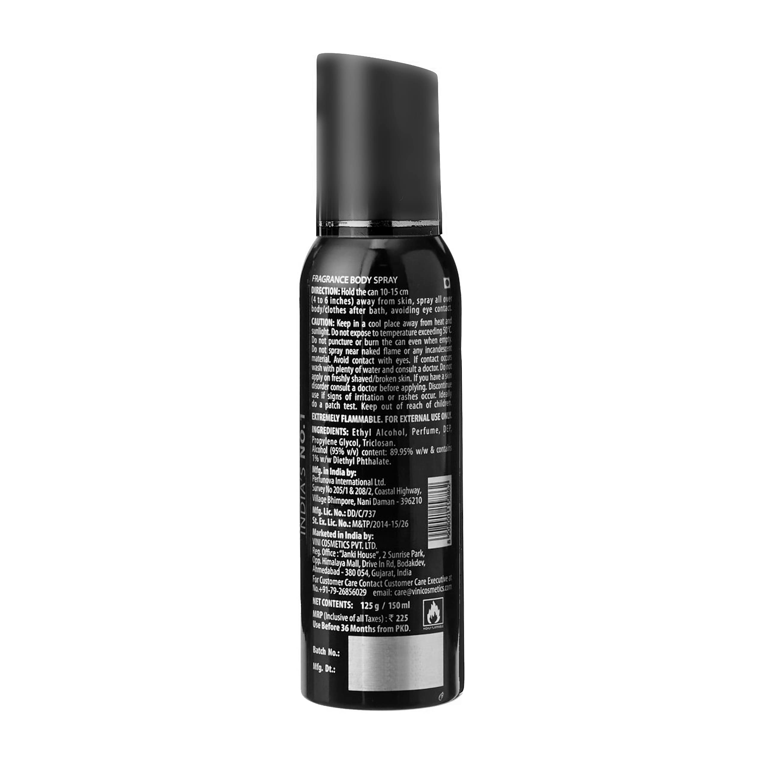 Fogg Marco No Gas Deodorant for Men - Long Lasting Fragrance Body Spray (150ml) | Fresh All Day | Gym, Office & Outdoor Use