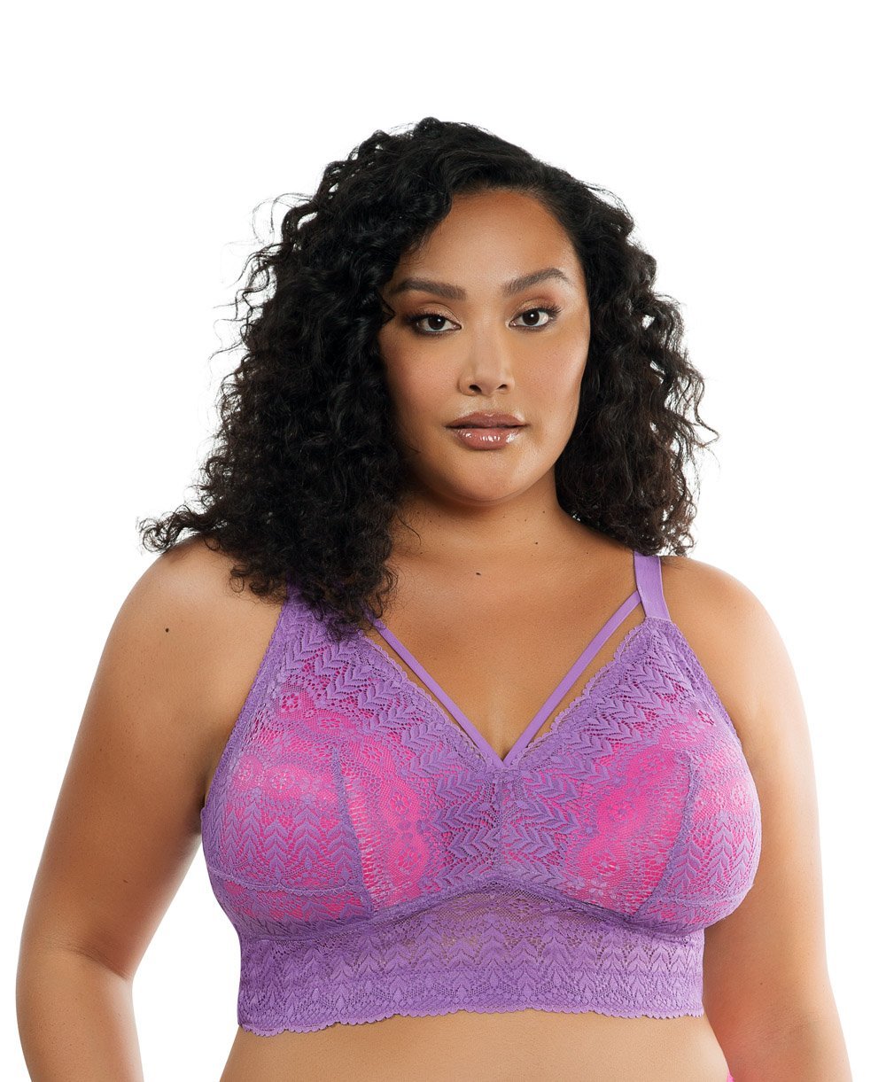 Parfait Mia Lace Wireless Padded Bralette - Comfortable Black Lingerie for Everyday Wear & Special Occasions