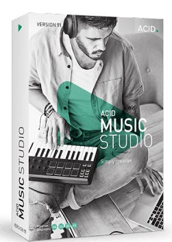 MAGIX ACID Music Studio 11 - Professional Music Production Software (Digital Download) - Perfect for Beat Making, Audio Editing & Song Creation at Home or Studio