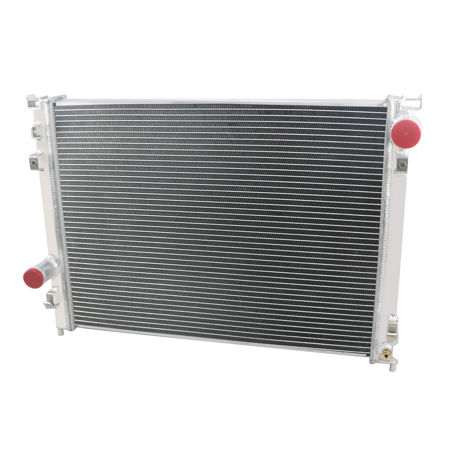 ECMRAD 3-Row Aluminum Radiator Replacement for 2009-2015 Dodge Charger & Chrysler 300 - Compatible with 3.5L, 5.7L, 6.1L V6 & V8 Engines (RT, LT Models) - High-Performance Cooling for Daily Driving & Heavy-Duty Use