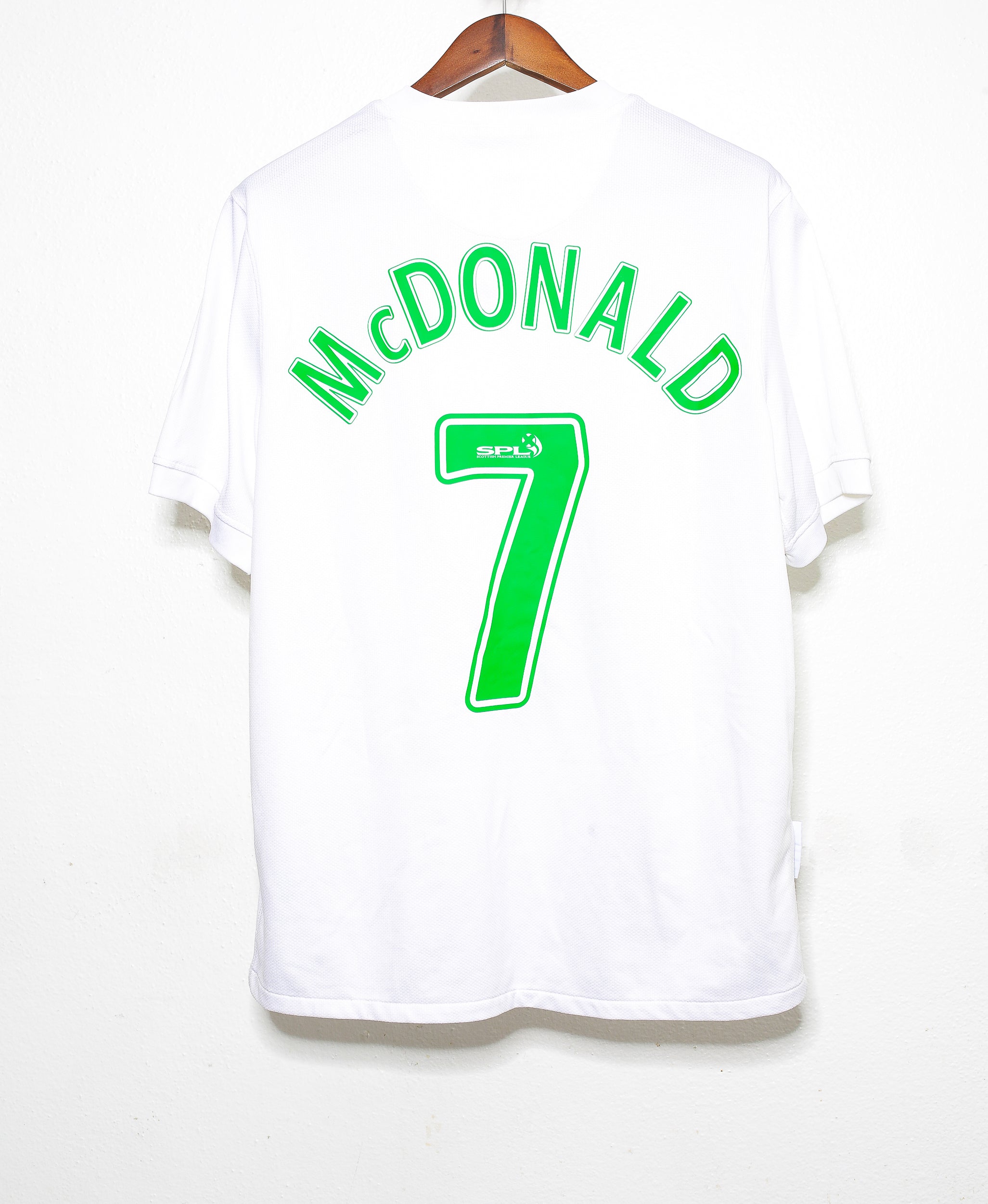 2009 Celtic Third #7 McDonald (L) - Authentic Vintage Soccer Jersey for Fans & Collectors - Perfect for Matchdays, Gifts & Memorabilia Display