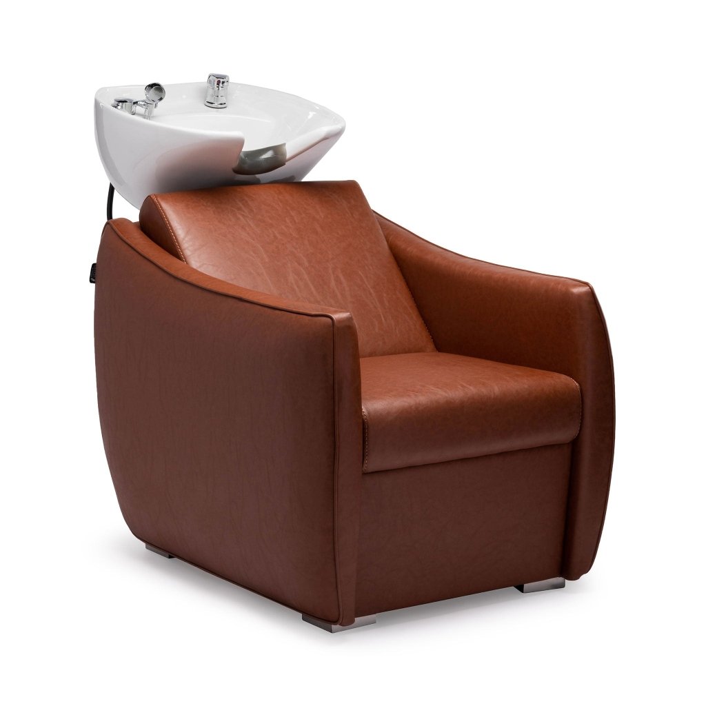 Lanvain® Taz Shampoo Unit Chair 135 - Professional Salon Hair Washing Chair with Adjustable Height for Barber Shops & Beauty Salons - Perfect for Hair Washing, Coloring, and Styling Services