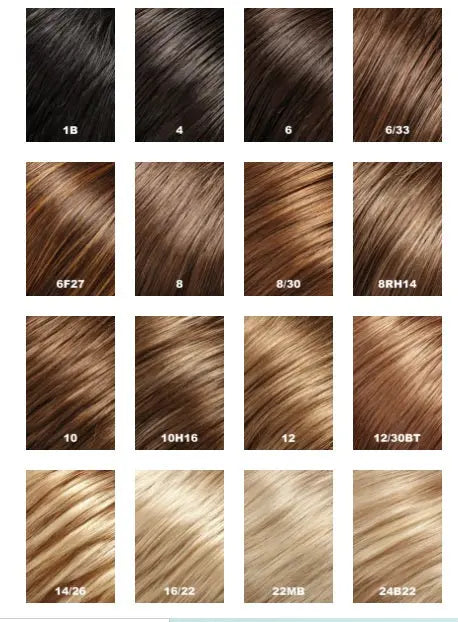 18 Inch Monofilament Clip-In Hair Extensions - Premium Synthetic Fiber Hairpiece for Volume & Length - Perfect for Parties, Weddings & Everyday Styling
