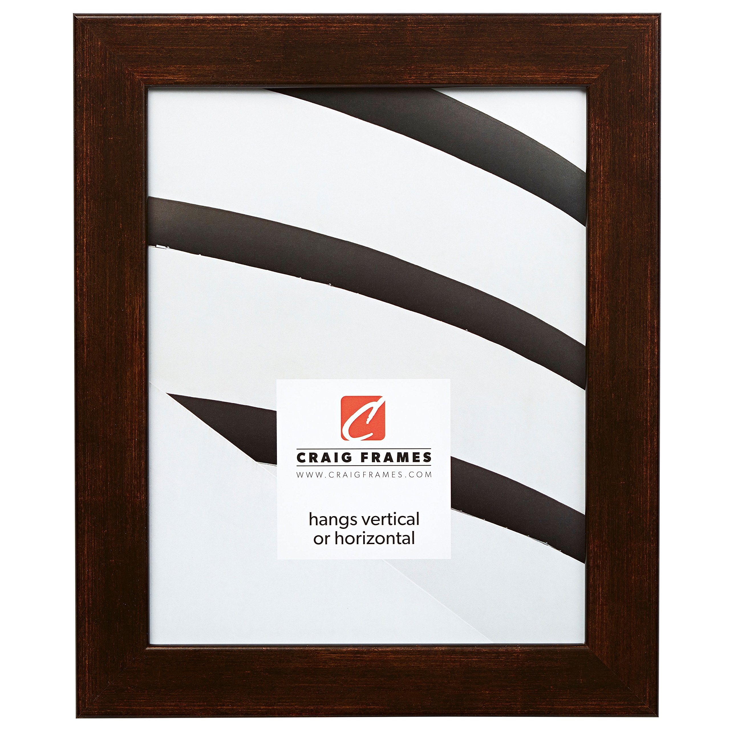 Craig Frames Bauhaus 125 Picture Frame 20x30 Inch - Modern Aged Copper Finish - Wall Art Display for Living Room, Bedroom & Office Decor