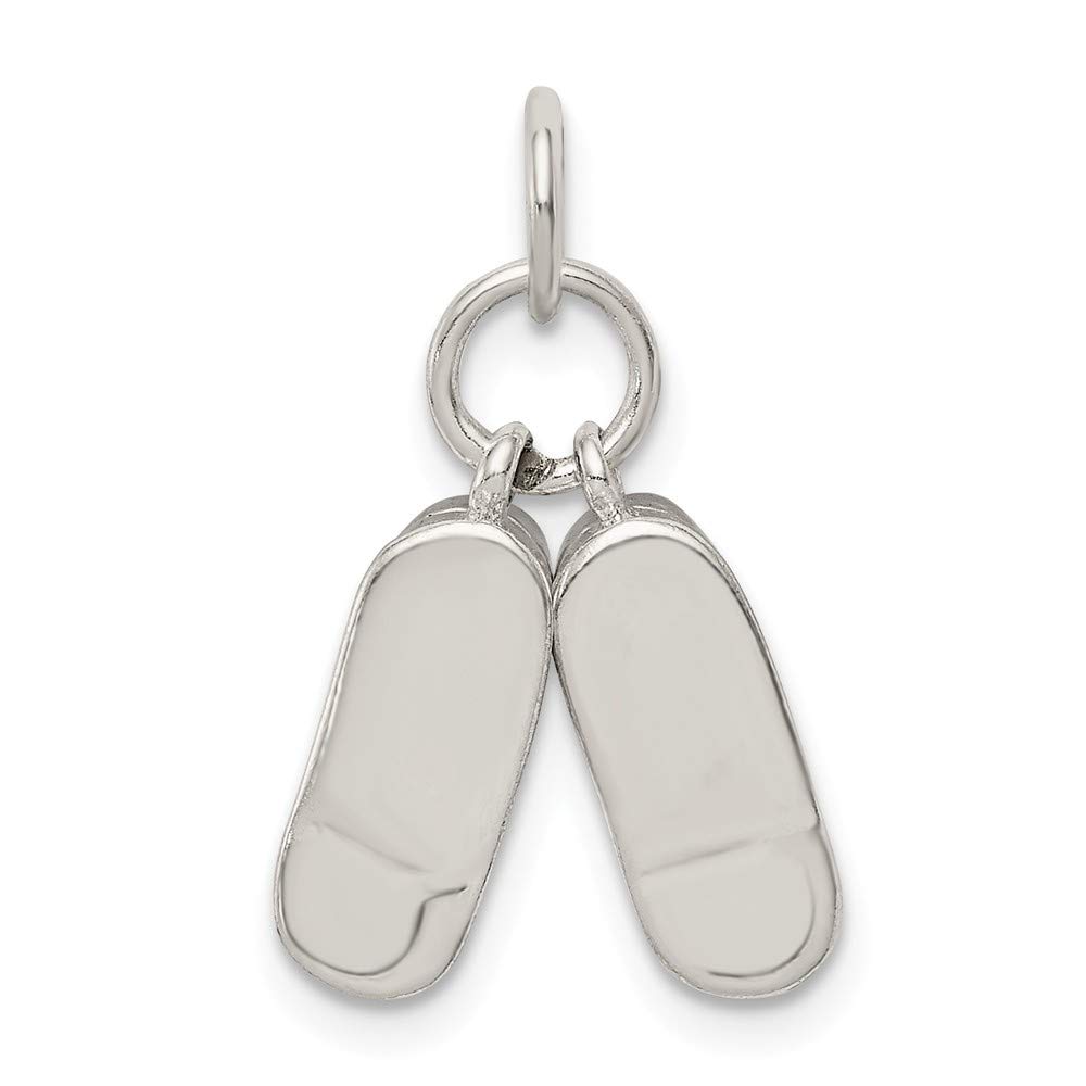 925 Sterling Silver Baby Shoes Charm - Dainty & Elegant Jewelry for Newborn Gifts, Baby Showers, and Keepsakes - Perfect for Bracelets, Necklaces, and Memory Jewelry