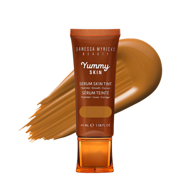 Danessa Myricks Beauty Yummy Skin Tint Serum - Lightweight Hydrating Foundation with SPF for Flawless Coverage | Perfect for Daily Wear & Natural Makeup Looks