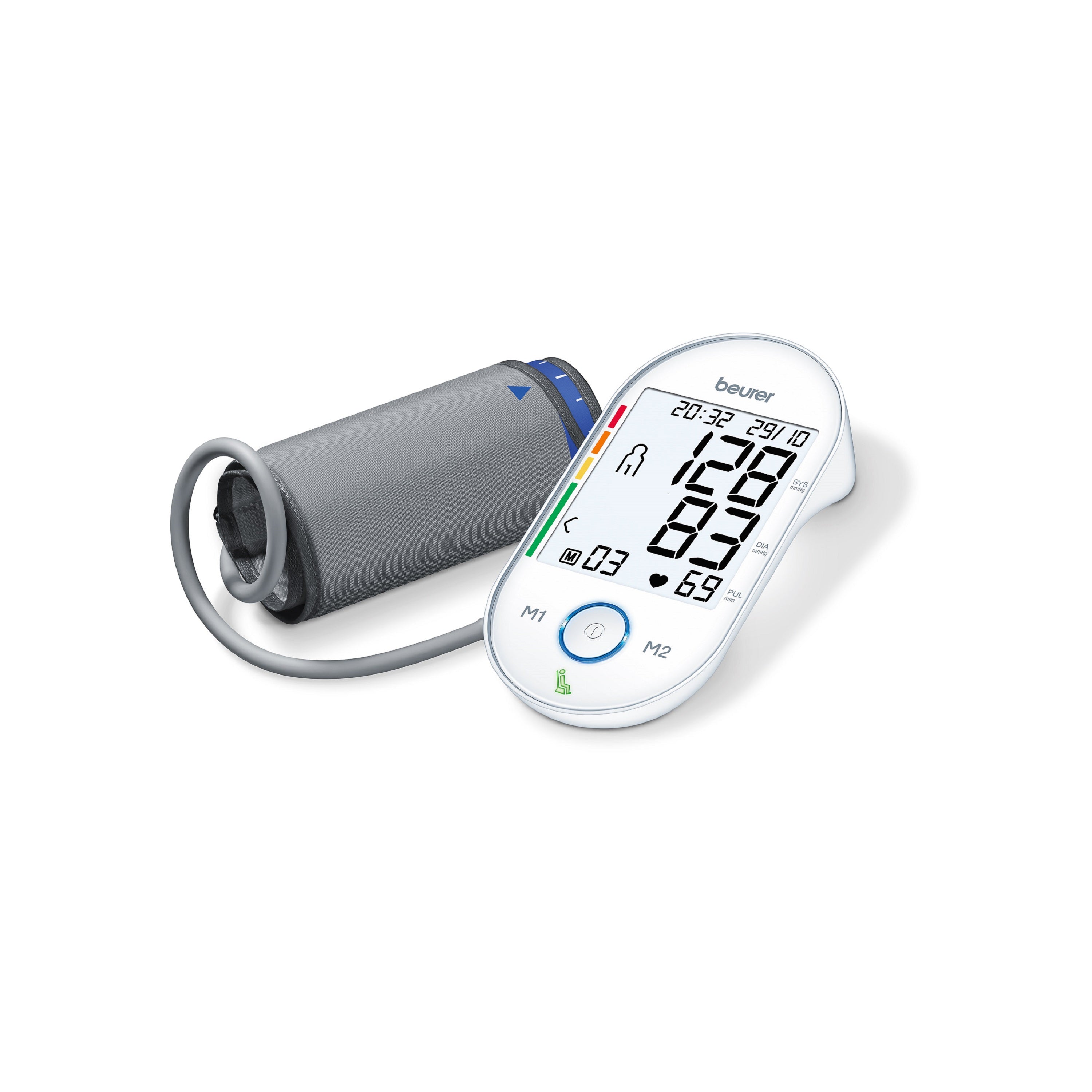 Beurer BM55 Extra Large Screen Upper Arm Blood Pressure Monitor - Accurate & Easy-to-Read for Home Health Monitoring