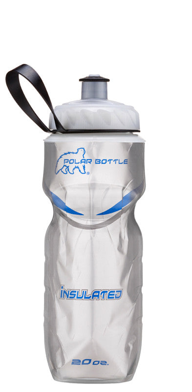 Polar Bottle Platinum 20oz (591mL) Insulated Water Bottle - Leak Proof, BPA Free, Keeps Drinks Cold for 24 Hours - Perfect for Gym, Hiking, Cycling & Outdoor Activities