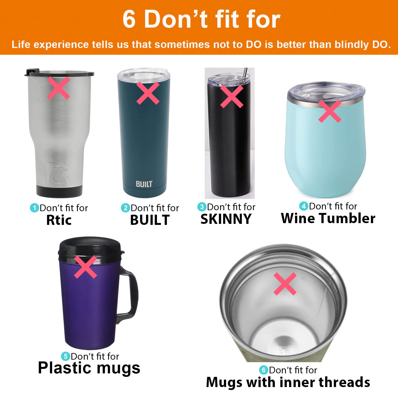 Magnetic Replacement Lid for 20 oz Tumblers - Spill Proof & Splash Resistant Cover Fits Yeti Rambler & Coffee Mugs (1 Pack) - Perfect for Travel, Office & Outdoor Activities