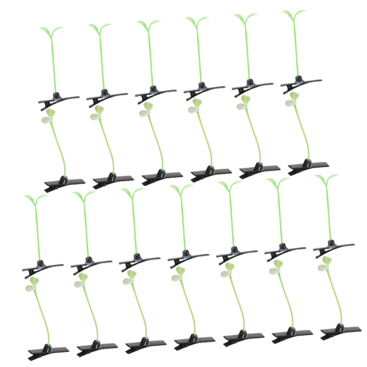 WHAMVOX Small Hair Clips for Girls & Women - Cute Sprout Hair Pins for Thin Hair, Hair Accessories for Kids & Adults - Perfect for School, Parties & Daily Styling