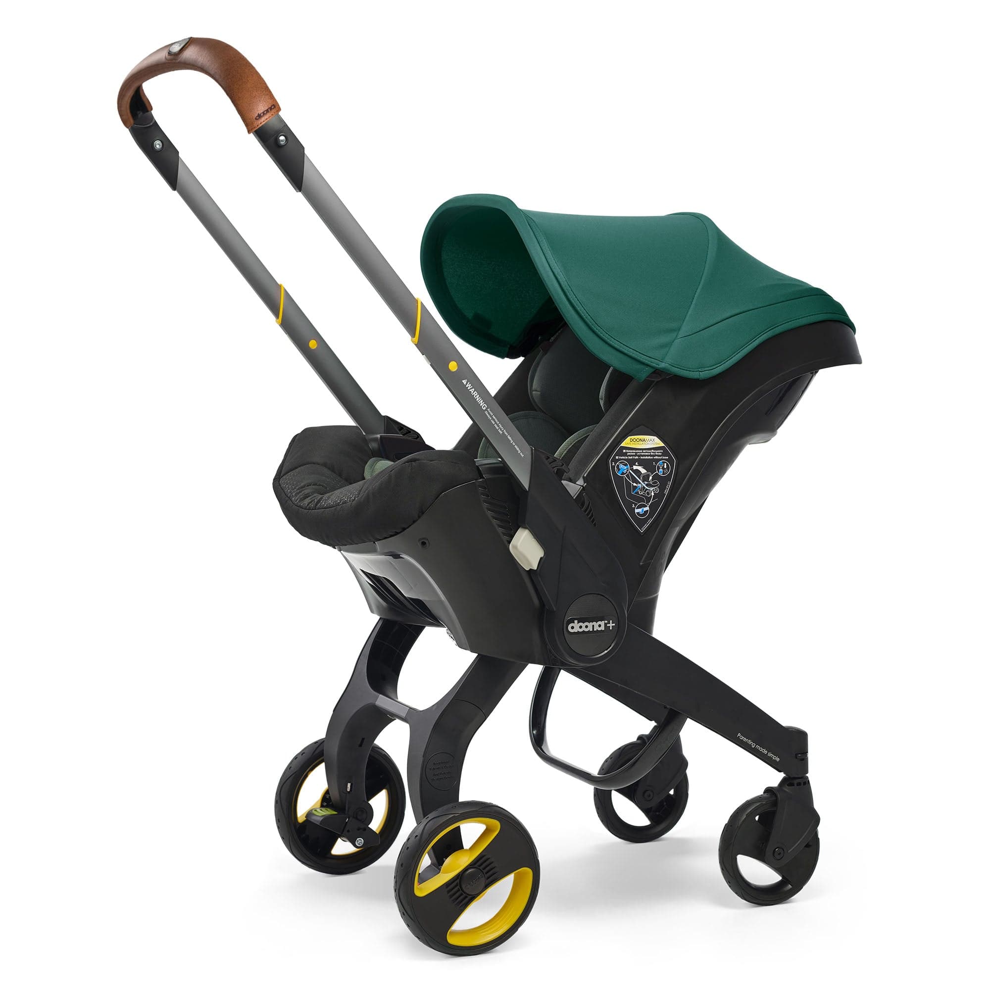 Doona+ Infant Car Seat & Stroller All-in-One Travel System - Perfect for Newborns, Airplane Travel & On-the-Go Parents