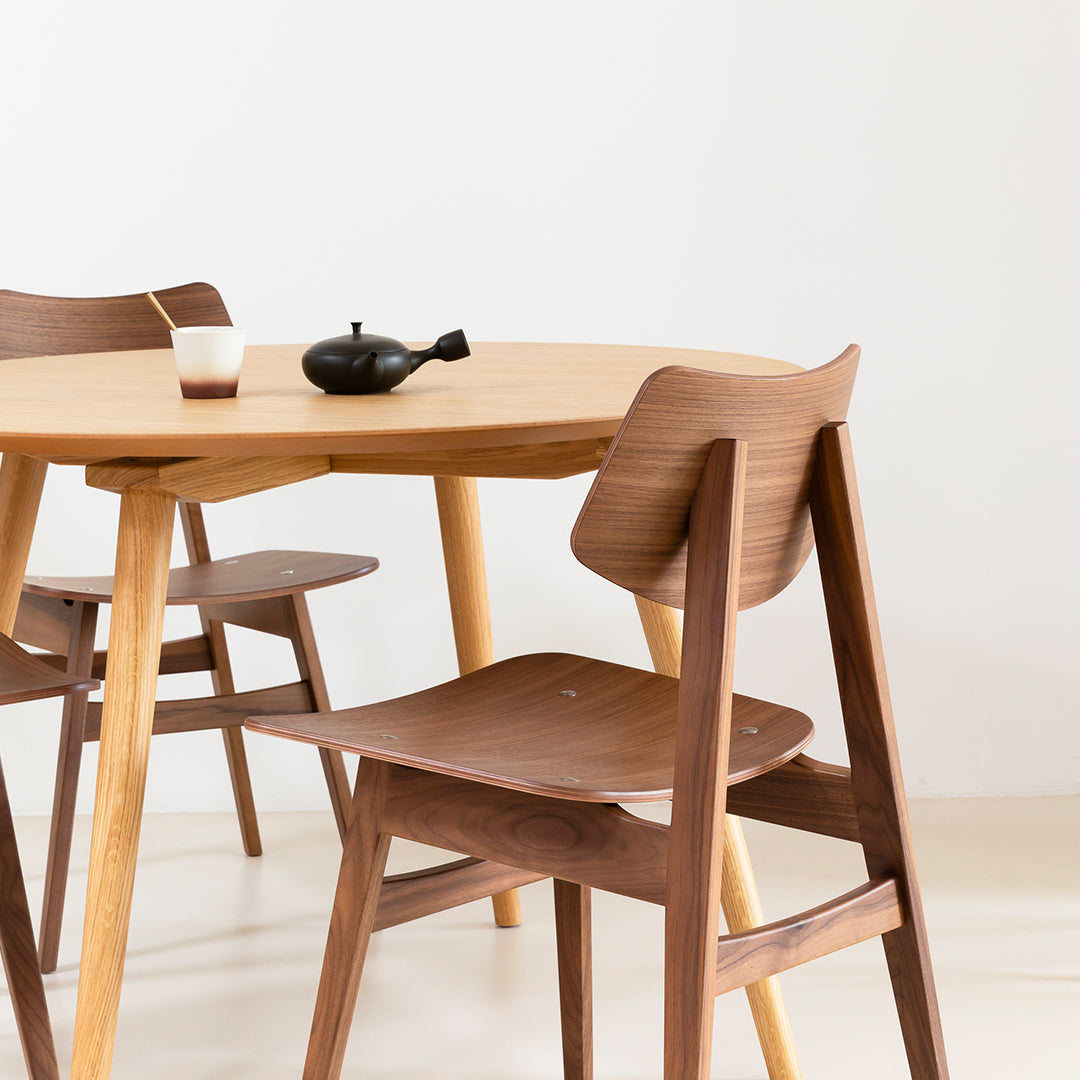 Vintage 1960s Wooden Side Chair - Mid Century Modern Dining Chair for Kitchen, Living Room & Office - Solid Wood Accent Chair with Comfortable Seat