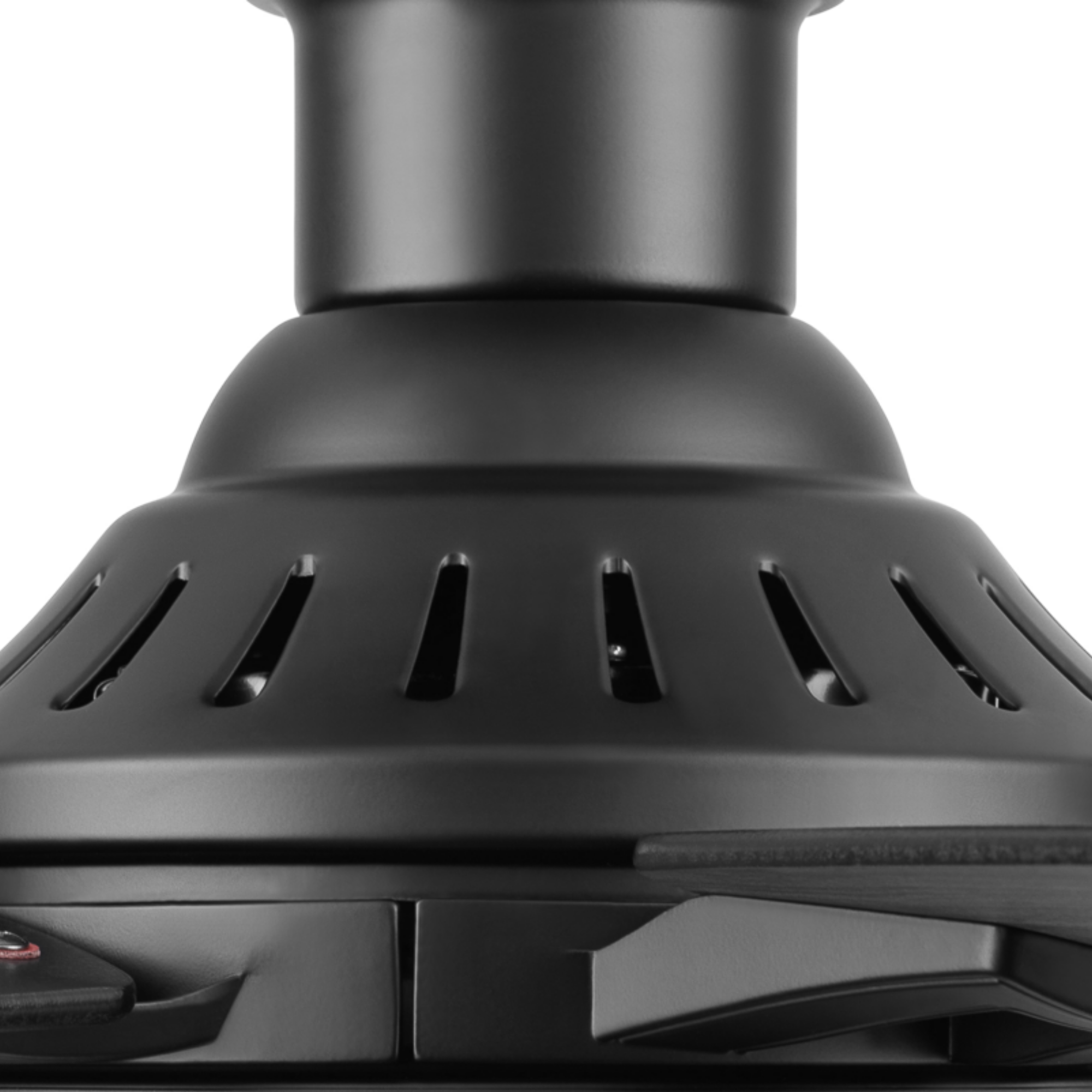 52 Inch Honeywell Radstock Matte Black LED Ceiling Fan with Remote - Color Changing Lights, 3 Speeds, Reversible Motor - Perfect for Living Room, Bedroom & Home Office