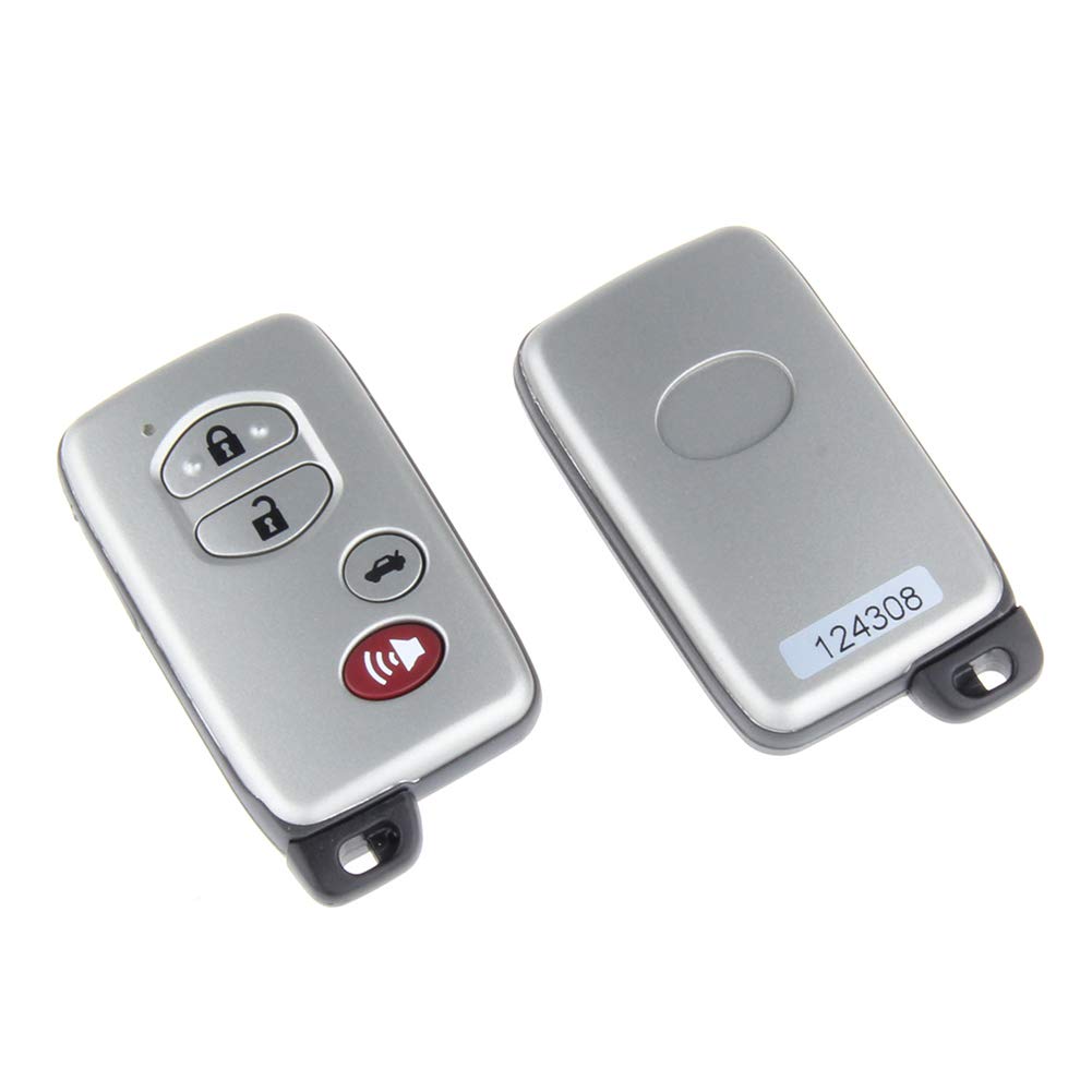 EASYGUARD EC002-T-NS Advanced Rolling Code PKE Car Alarm System with Keyless Entry, Remote Start, Push Button Ignition, Touch Password & Shock Sensor - Auto Lock/Unlock for Vehicle Security | Perfect for Daily Commute & Parking Safety