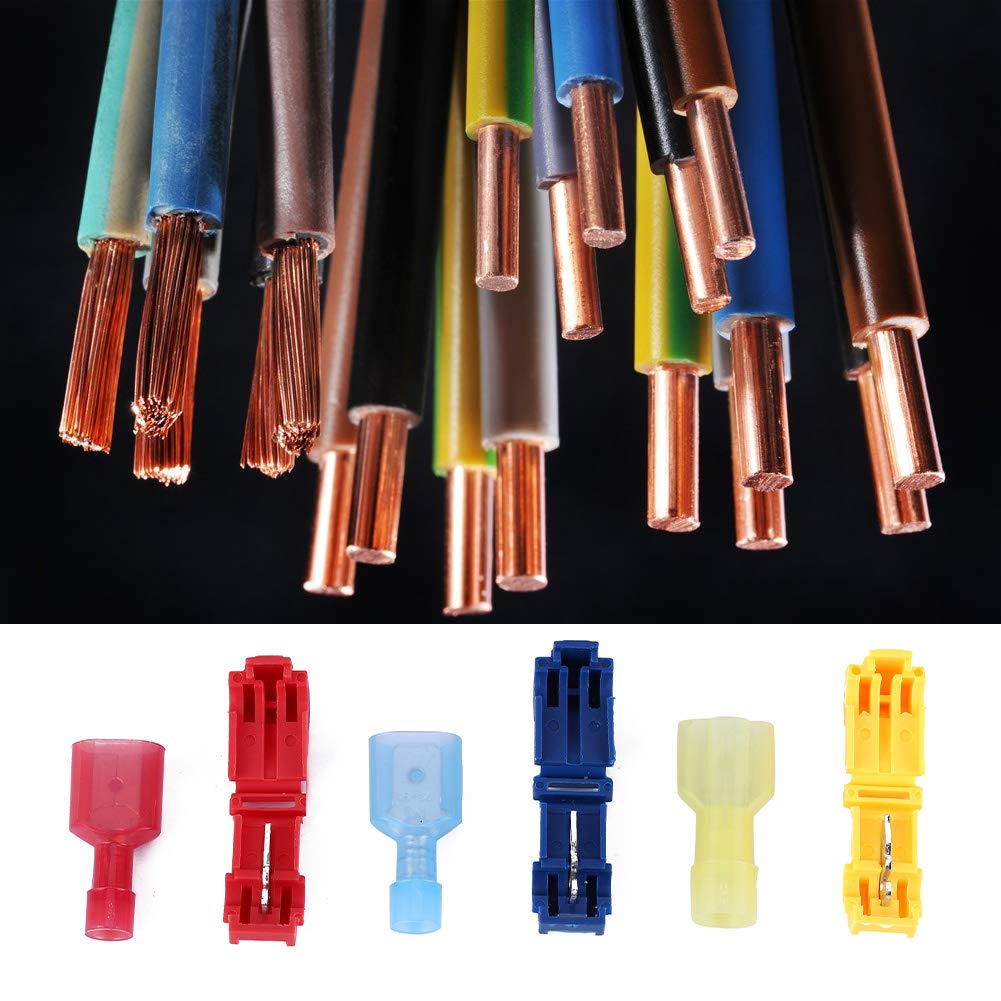 TTap Wire Connectors Quick Splice Wire Terminals Kit - 60pcs Electrical Connectors for 22-10AWG Wires | Ideal for Automotive, Home Wiring & DIY Electrical Projects