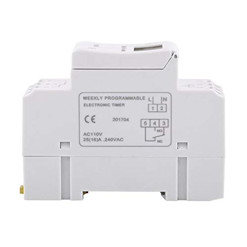 Digital Timer Switch 15A - Programmable 7-Day LCD Timer with 16 ON/Off Settings for Lamps, Fans & TVs (110V) | Perfect for Home Automation & Energy Saving