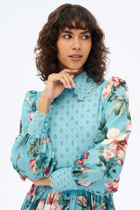 Elegant Floral Print Maxi Dress with Stylish Shirt Collar - Perfect for Summer Weddings, Beach Vacations & Casual Outings