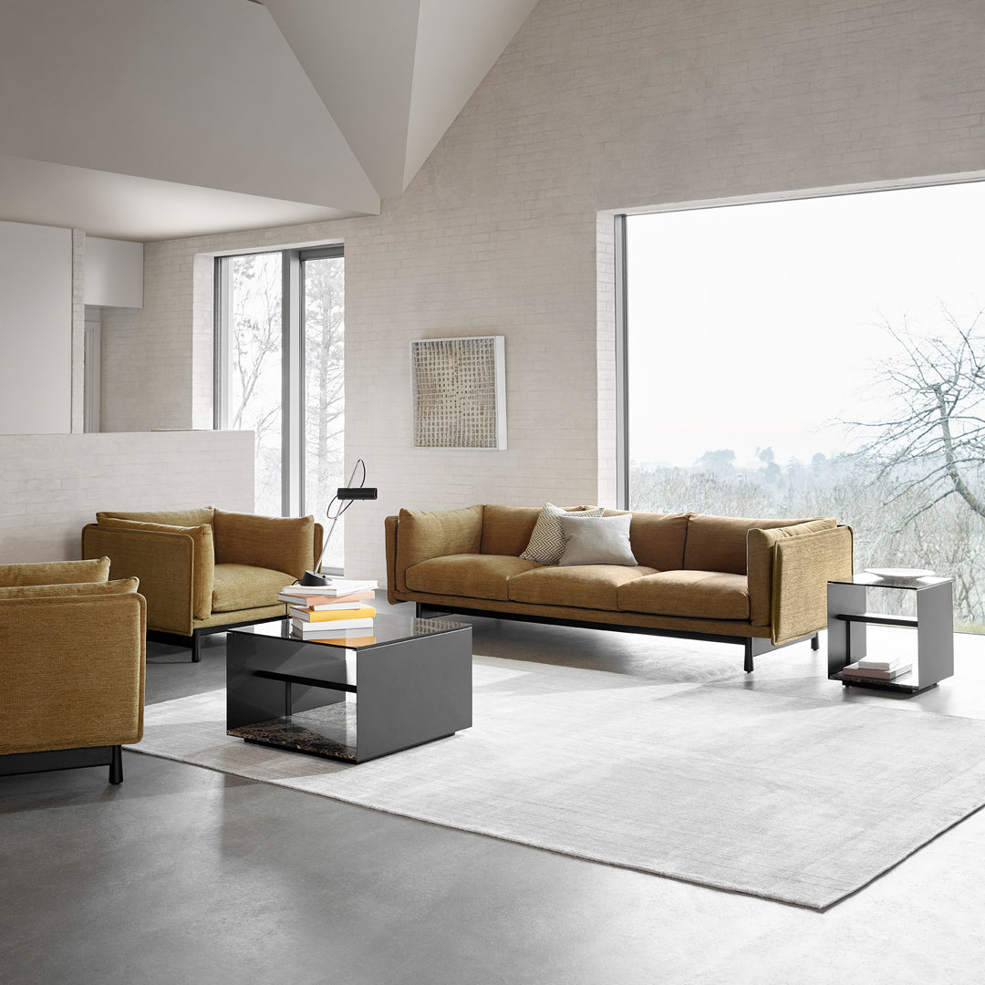 Modern Exposed Side Table - Small End Table for Living Room, Bedroom, or Office - Perfect for Coffee, Books, and Decor