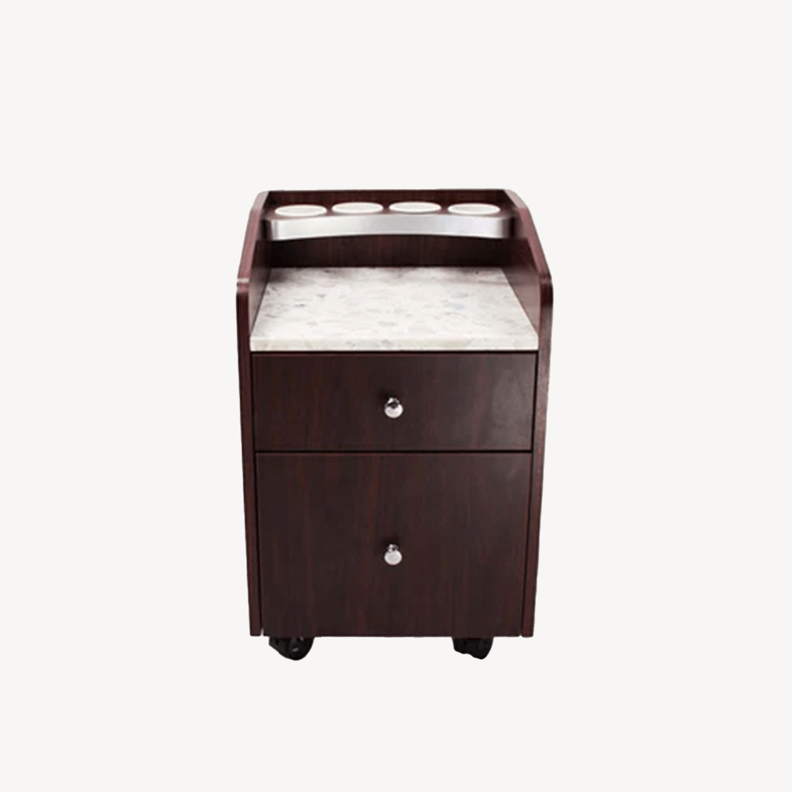 AVON I Pedicure Trolley - Professional Rolling Manicure & Pedicure Station for Nail Salons & Spas | Portable Beauty Cart with Storage for Nail Technicians | Perfect for Salon, Home Use & Mobile Services